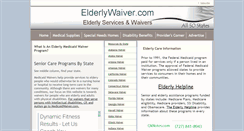 Desktop Screenshot of elderlywaiver.com